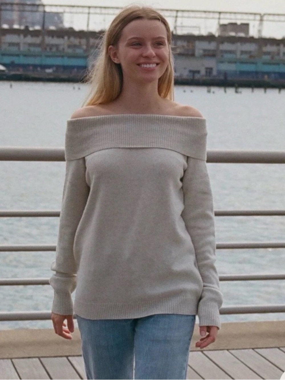 Brandy Melville Off-Shoulder Sweater